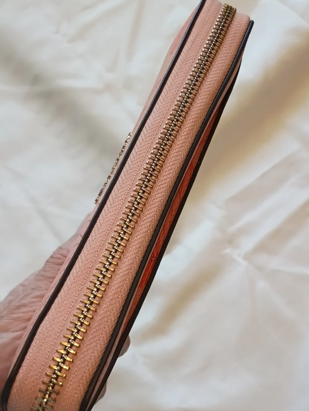 kate spade Pink & Orange Floral Zip Wallet Daisy 🌼